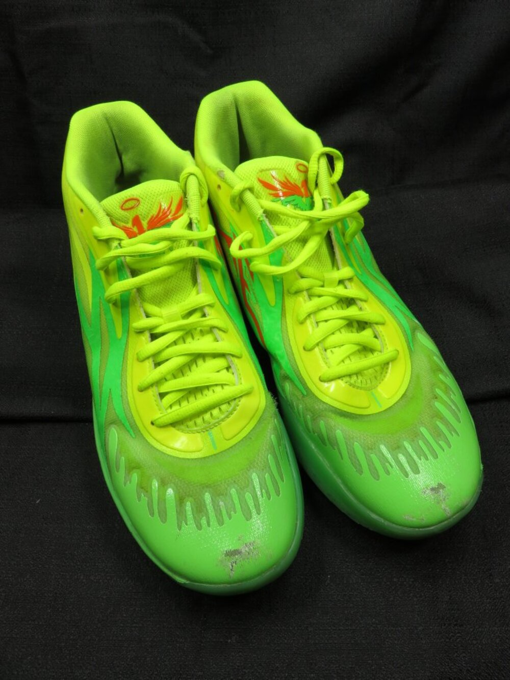Puma MB.02 377584-01 Slime Green Basketball Shoes Sneakers Mens Size 13